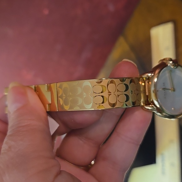 NWT - Coach Women's Arden Goldtone Bracelet Watch - Picture 11 of 14